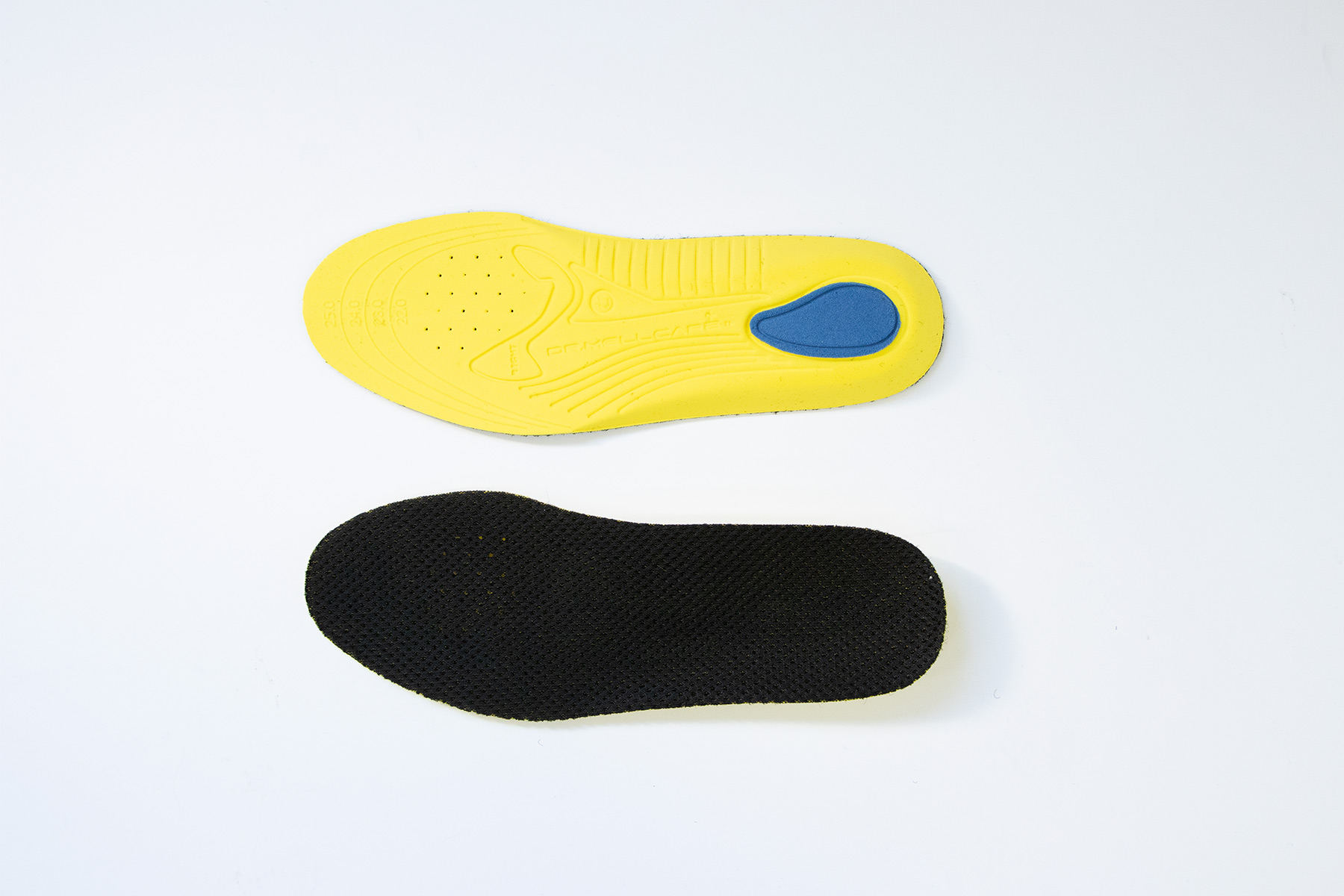 消臭抗菌機能のある中敷き　靴中敷き　消臭機能　ダブルラッセル　インソール